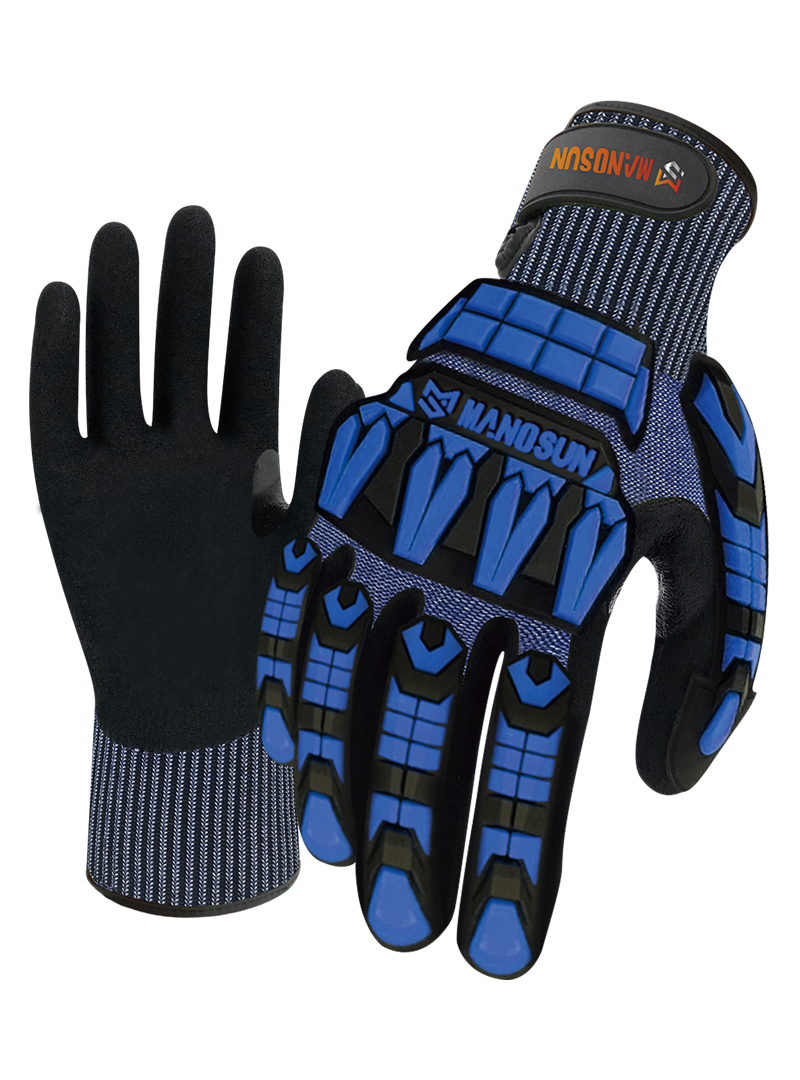 Manosun Mechanical Hazard Gloves 13 Gauge