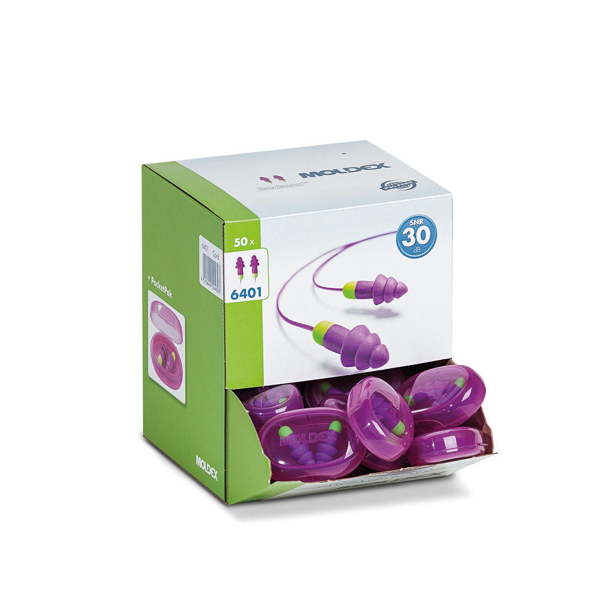 Moldex Rockets Cord Reusable Earplugs - 50 Pairs