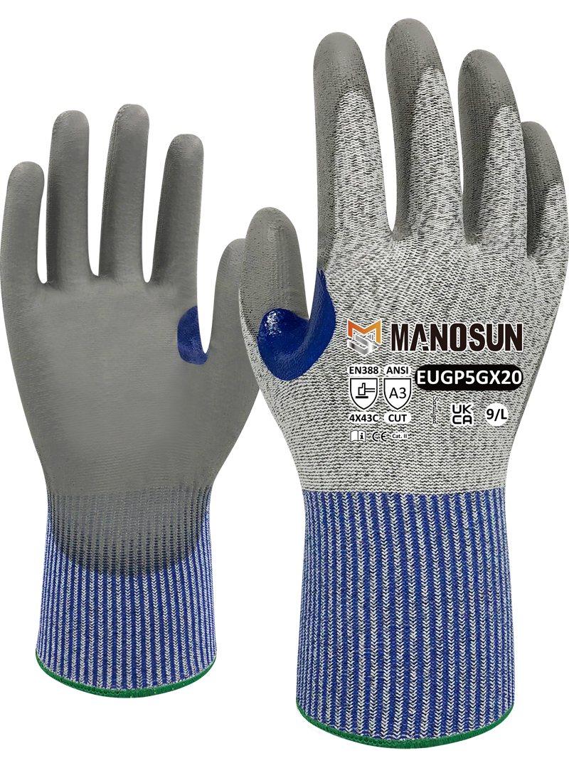 Manosun Cut Resistant Gloves 13 Gauge