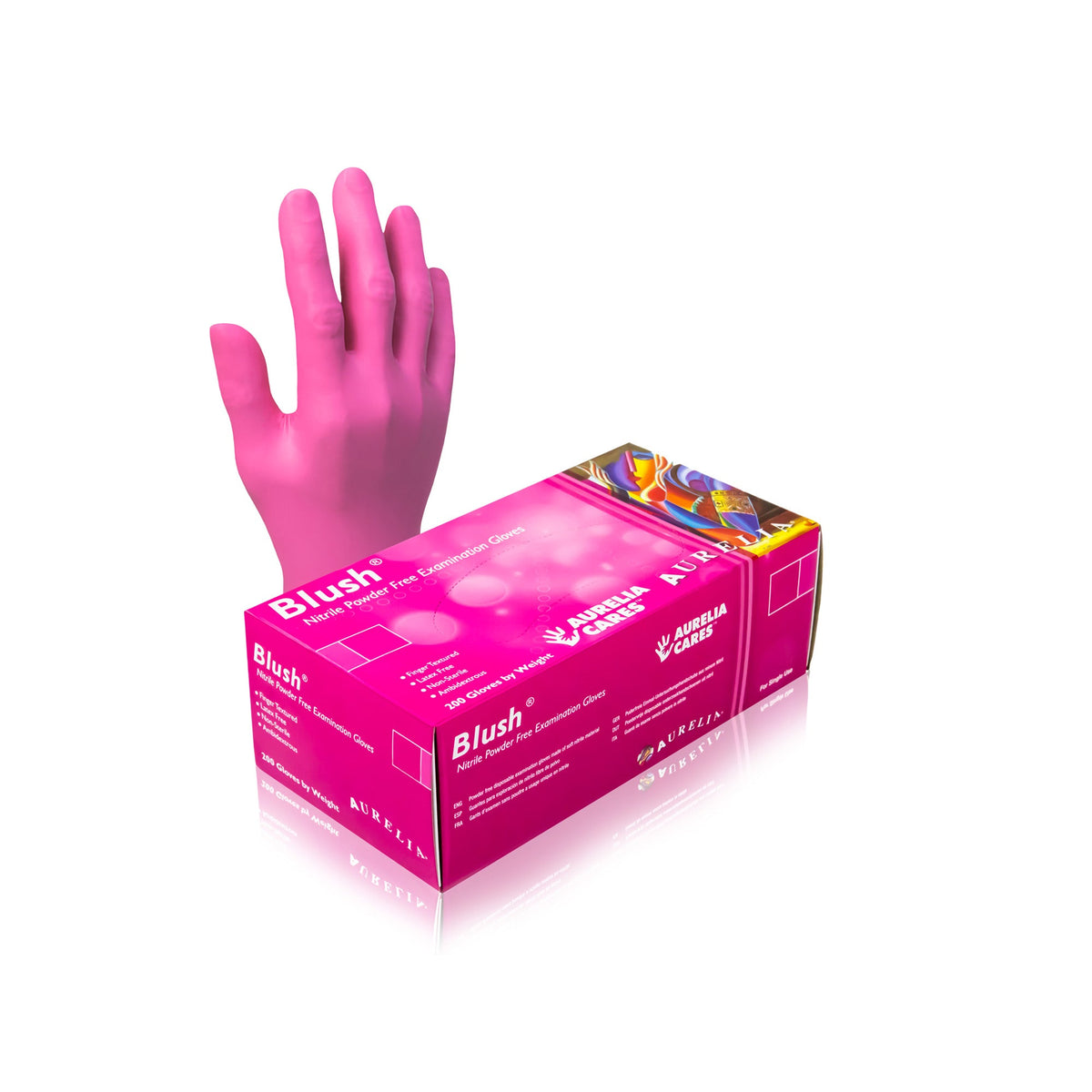 Aurelia® Blush Nitrile Examination Gloves