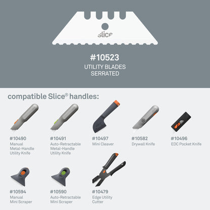 Slice Serrated Utility Blades