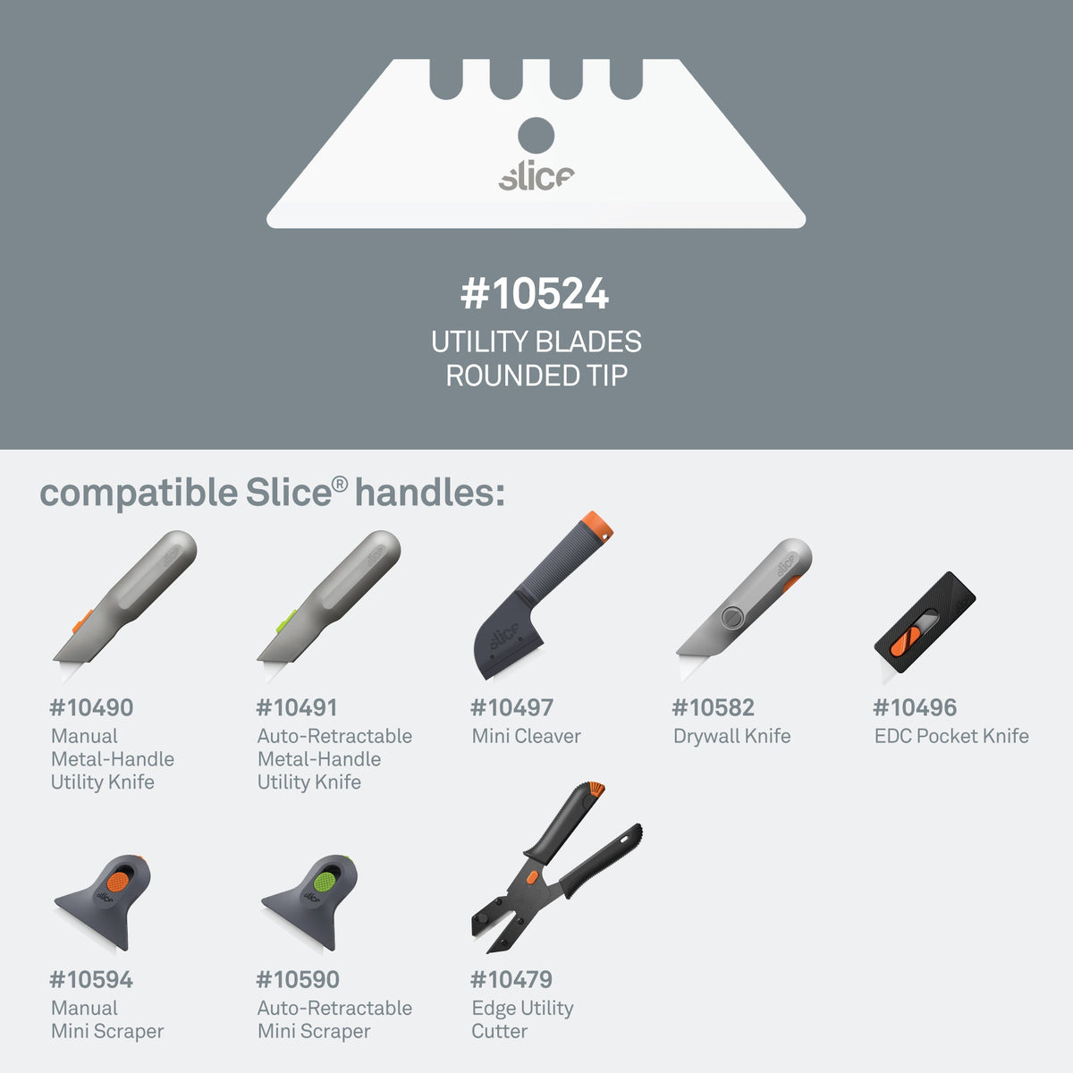 Slice Rounded Tip Ceramic Utility Blades