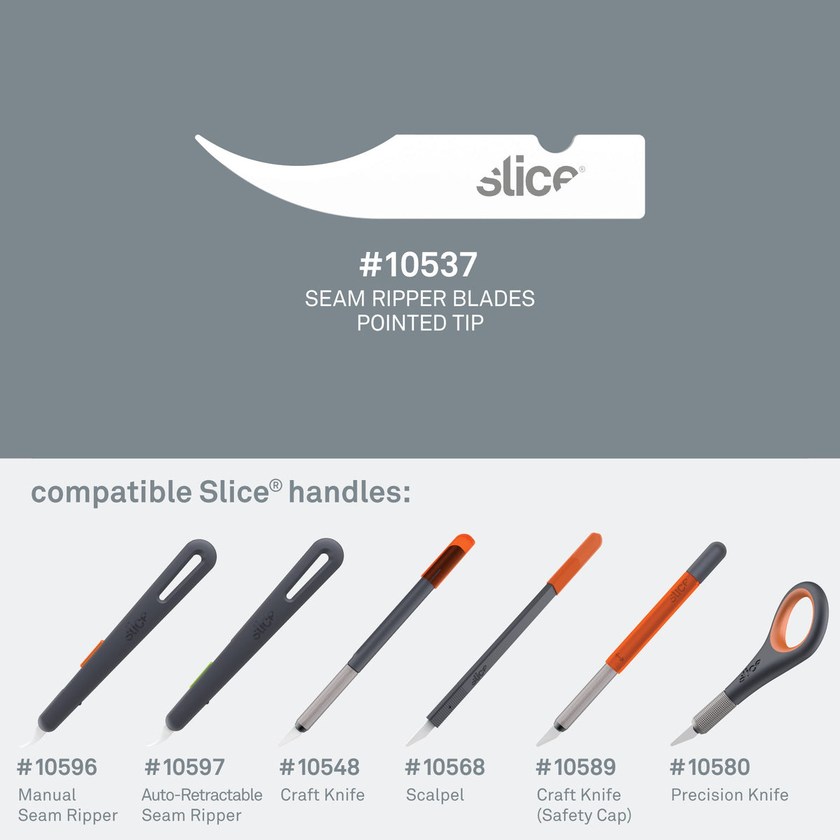 Slice Pointed Tip Seam Ripper Blades