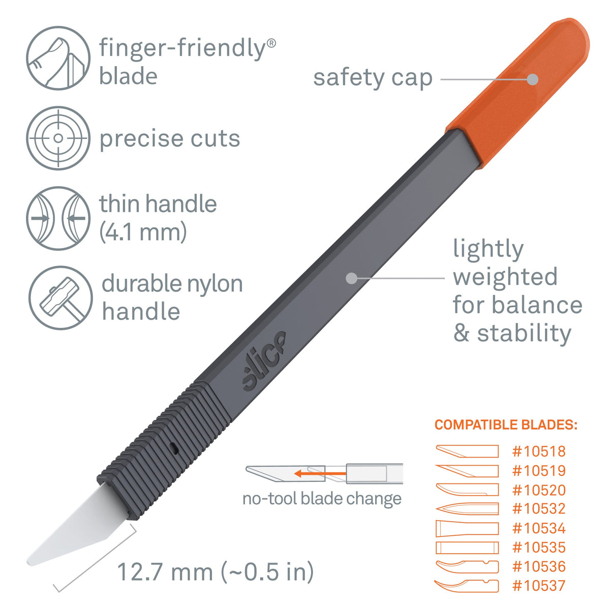 Slice Ceramic Scalpel With Replaceable Blade