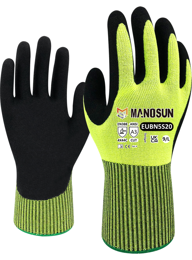 Manosun Cut Resistant Gloves 13 Gauge