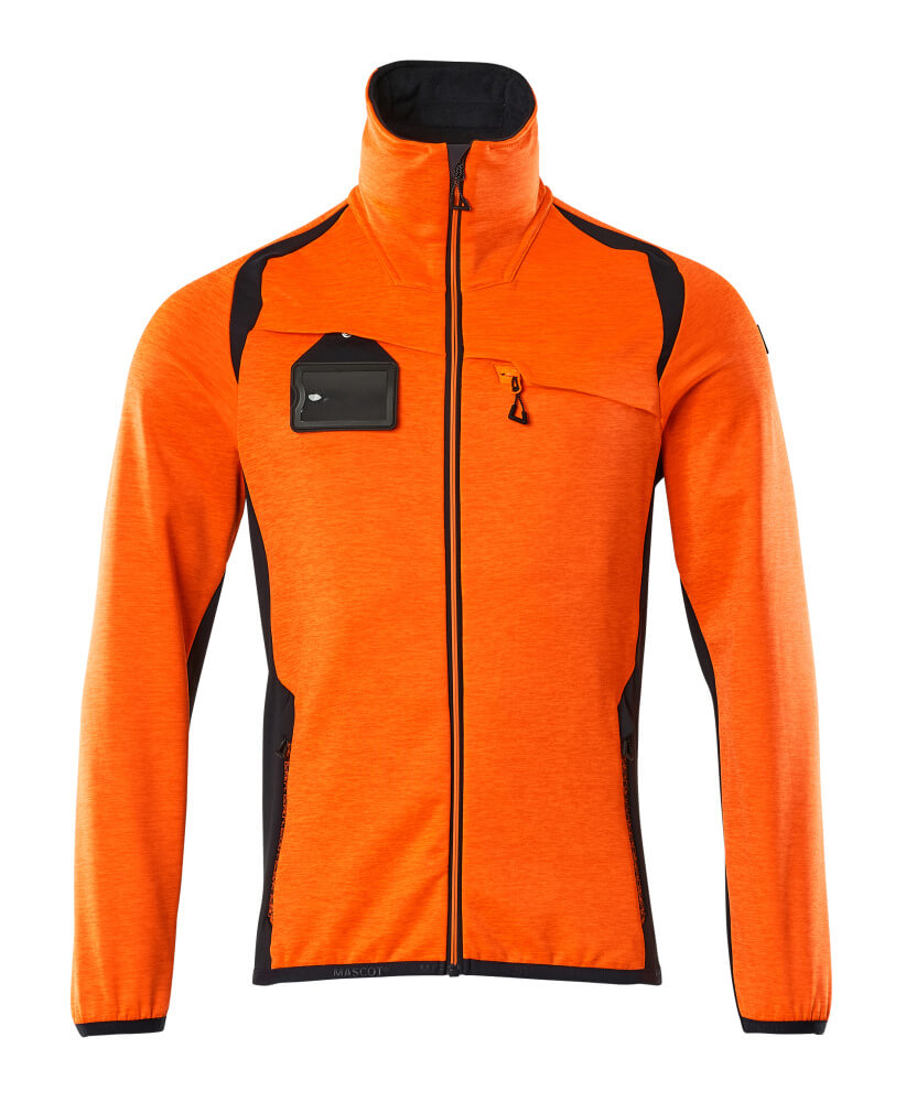 Mascot® Accelerate Safe Mens Fleece Jumper With Zipper