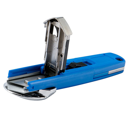 Multi Functional Safety Knife with Guard & Springback Blade