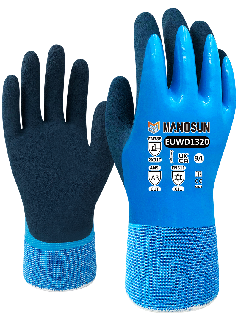 Manosun Cold Resistant Gloves 15/10 Gauge