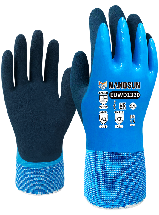Manosun Cold Resistant Gloves 15/10 Gauge