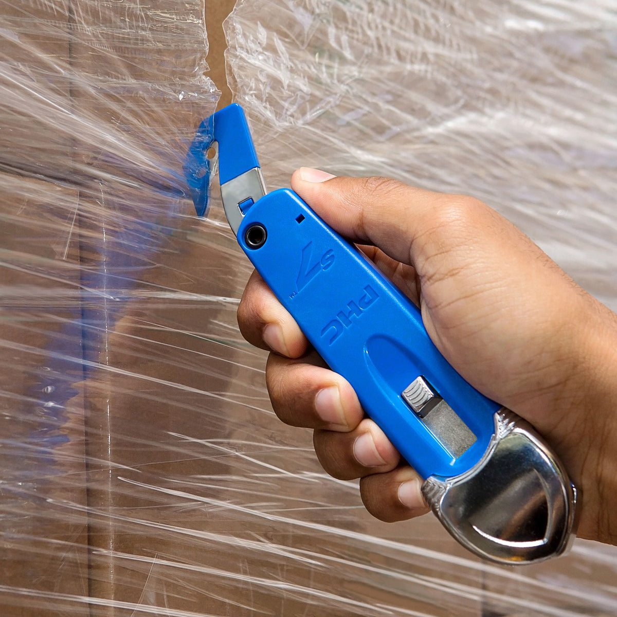 Multi Functional Safety Knife with Guard & Springback Blade