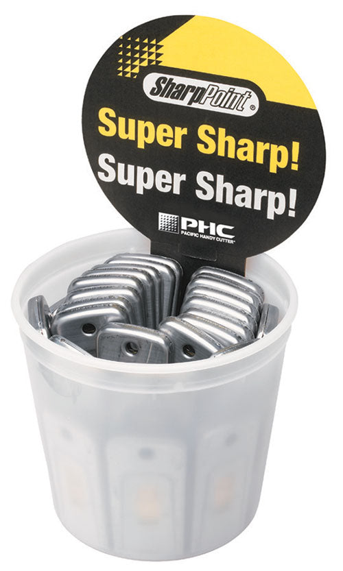 Bucket of Metal Scrapers - 30 Scrapers
