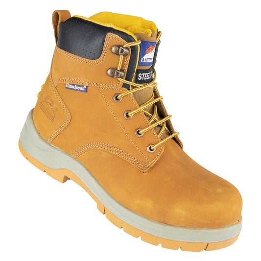 Himalayan Honey Nubuck Steel Toe Safety Ankle Boot