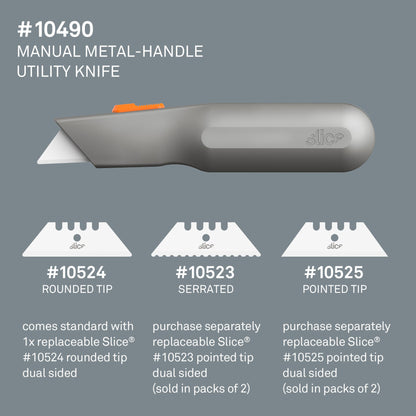 Slice Manual Metal-Handle Utility Knife