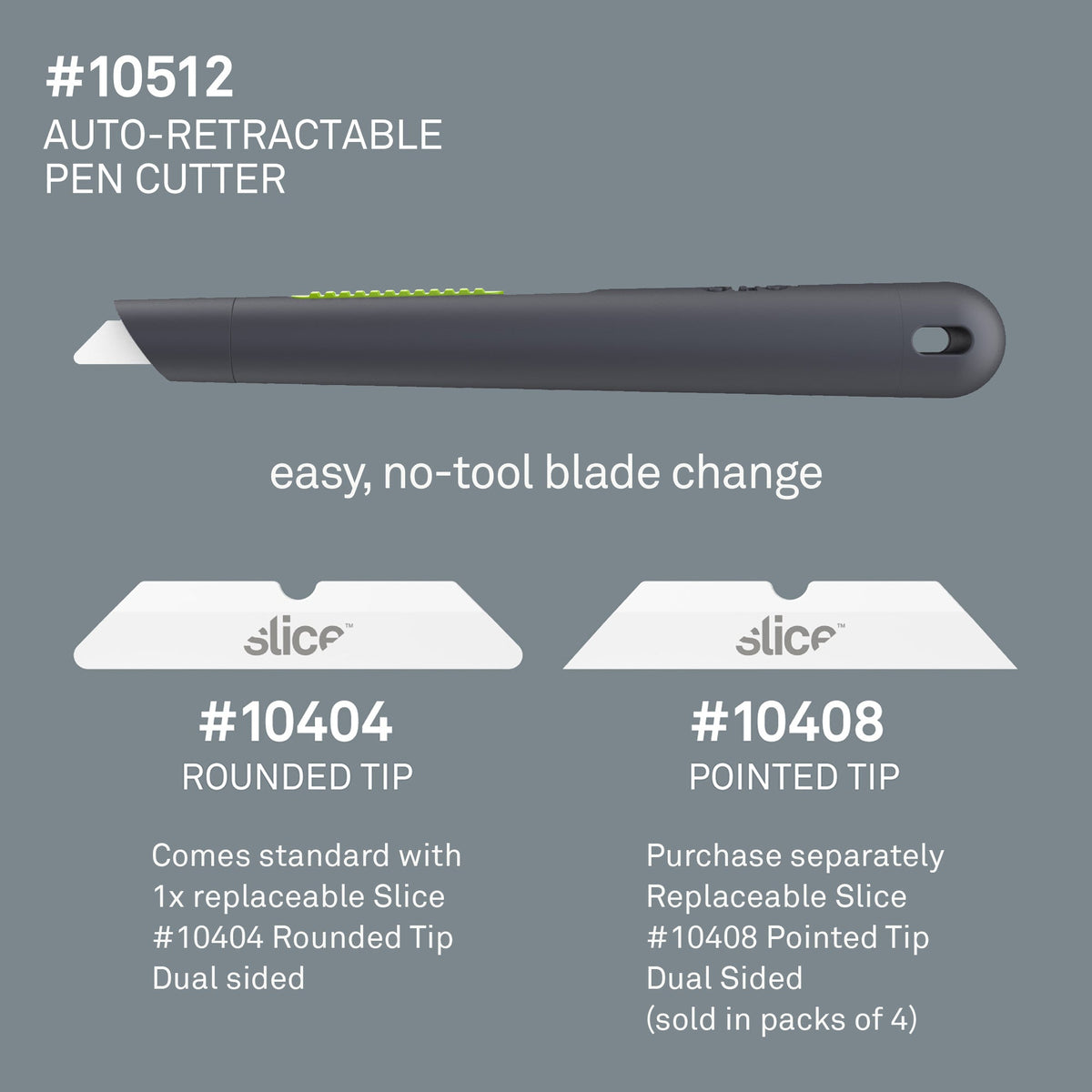 Slice Auto-Retractable Pen Cutter