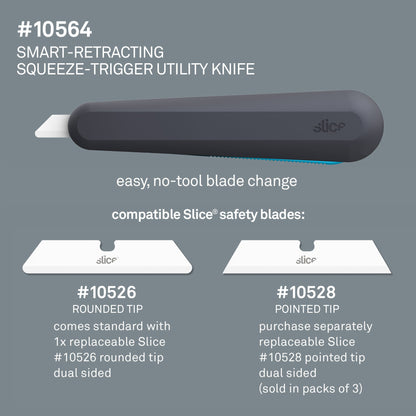 Slice Smart-Retracting Squeeze-Trigger Utility Knife