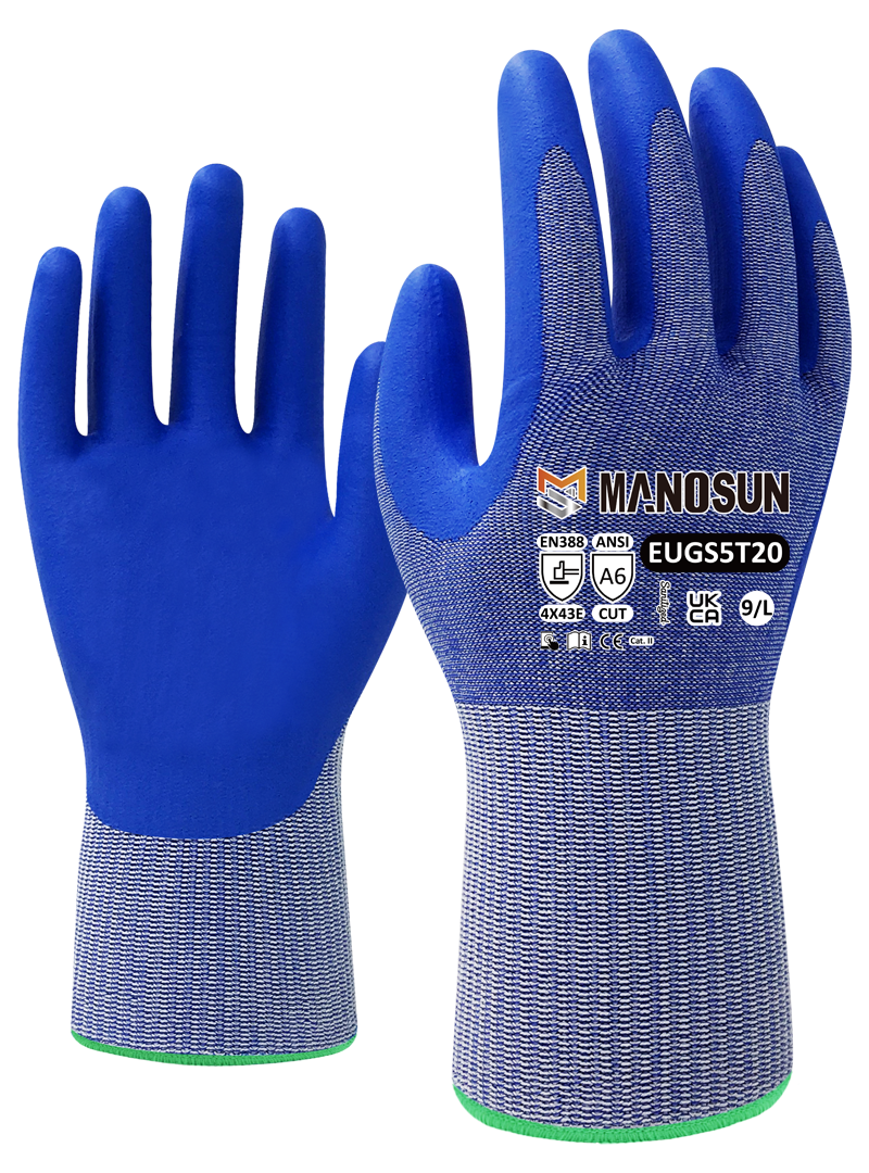 Manosun Cut Resistant Gloves 13 Gauge