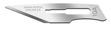 Swann Morton SM10A (1102) Scalpel Blades (Box of 100)