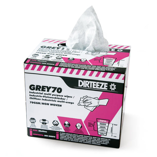 Grey 70 Polishing Wipes - Box of 200 sheets