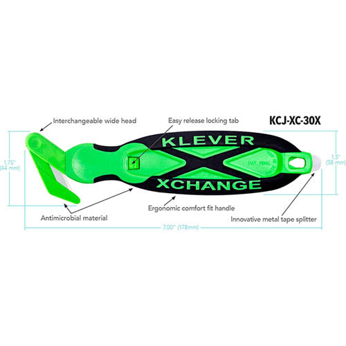 Kleen™ XChange Cutter with Wider Blade Head
